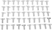 Accessori di scala - Borgpen rotativo 180 gradi - 50 pezzi - Galvanizzato - Accessori scala mobili