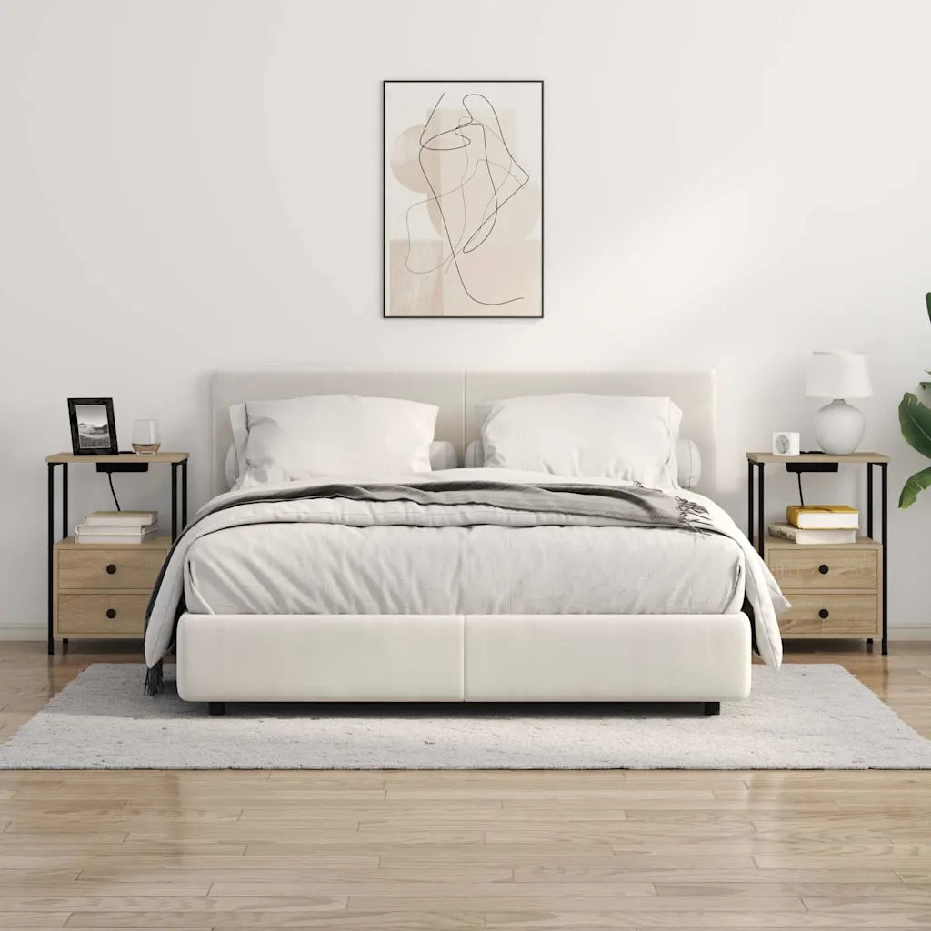 Armadio da Notte con cassetto Rovere Sonoma 40 x 31 x 60 cm 859442