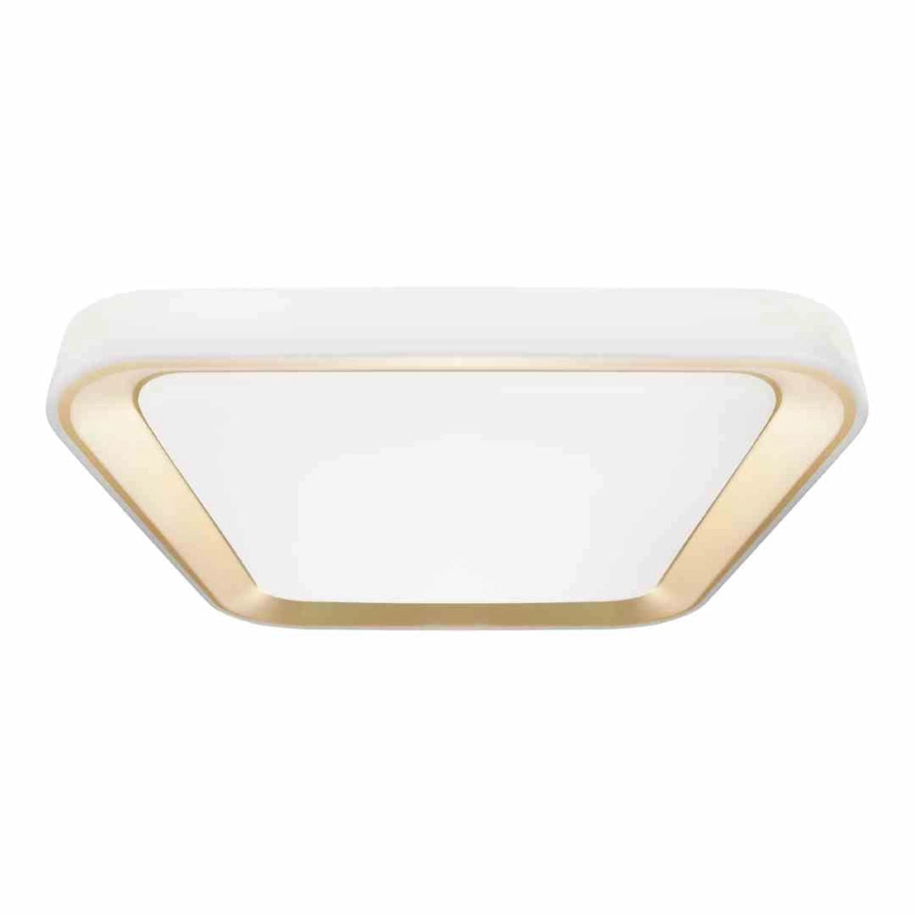 Plafoniera LED Milagro QUADRO 40x40 oro 38W CCT dimmer