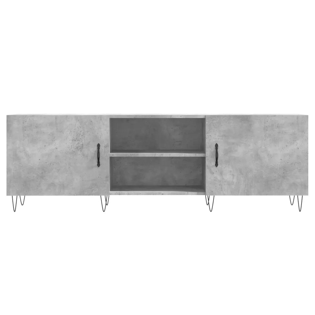 Mobile Porta TV Grigio Cemento 150x30x50cm in Legno Multistrato 829096