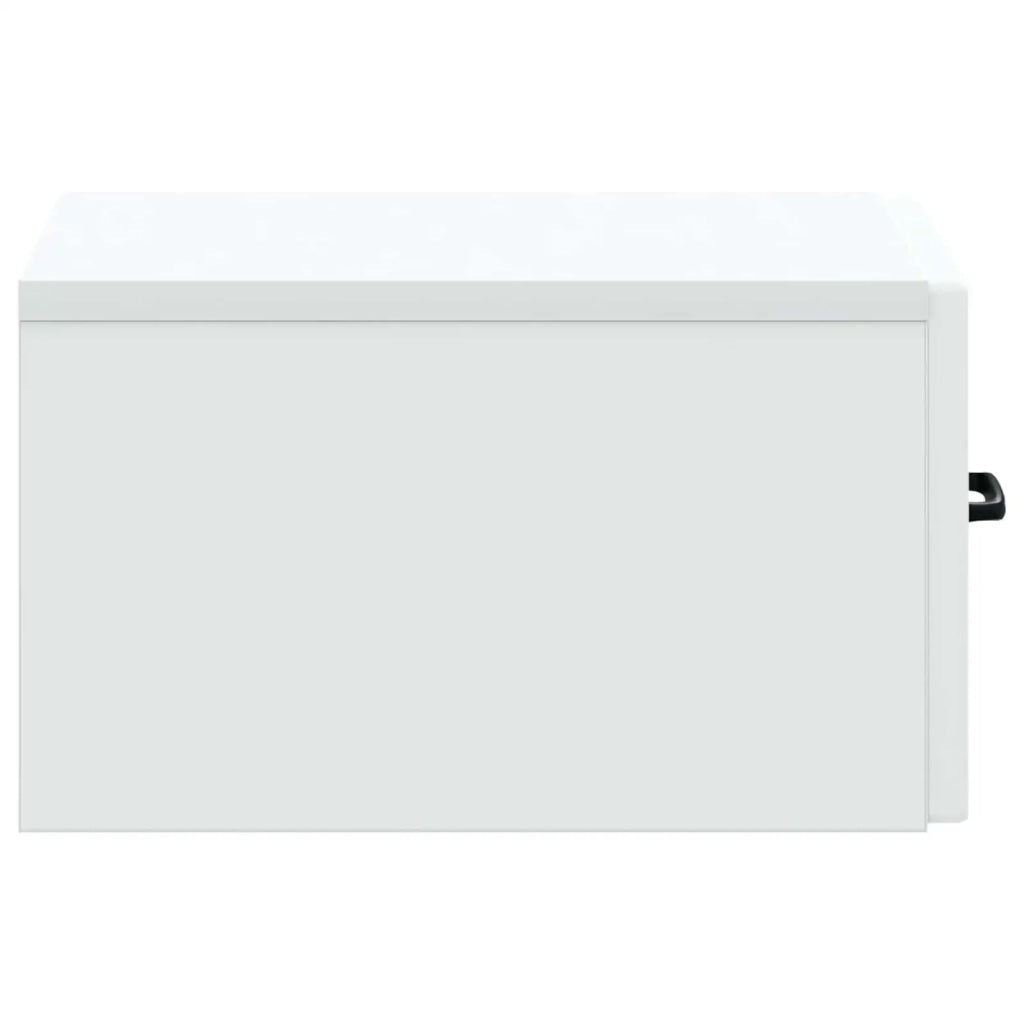 Tavolino da Parete Laterale Bianco 59 x 34,5 x 17 cm 899165
