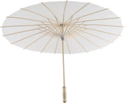 Parasole Decorativi - Paraplu Romantico e Unico - Bianco - Prop di Costume - Adatto per Fai-da-te - 60 cm