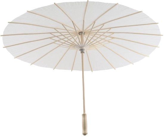Parasole Decorativi - Paraplu Romantico e Unico - Bianco - Prop di Costume - Adatto per Fai-da-te - 60 cm