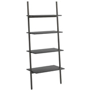 Scaffale Pendente a 4 Livelli Nero 64x34x150,5 cm CFW1851088