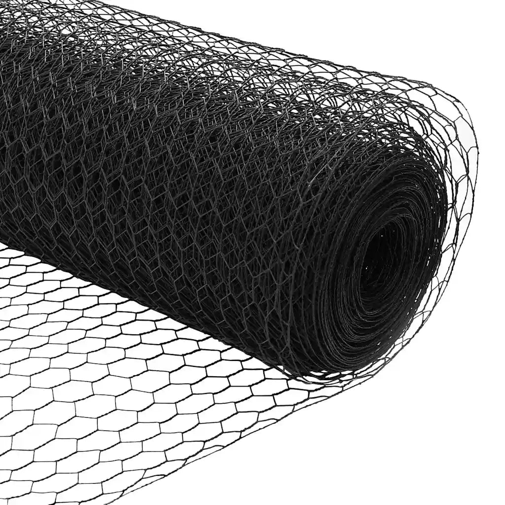 Recinzione Esagonale Grigio 1,2 x 100 m PVC 42005609