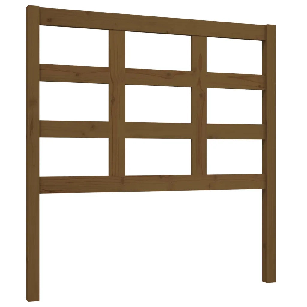 Testiera per Letto ambra 95,5x4x100cm in Legno Massello di Pino 817873