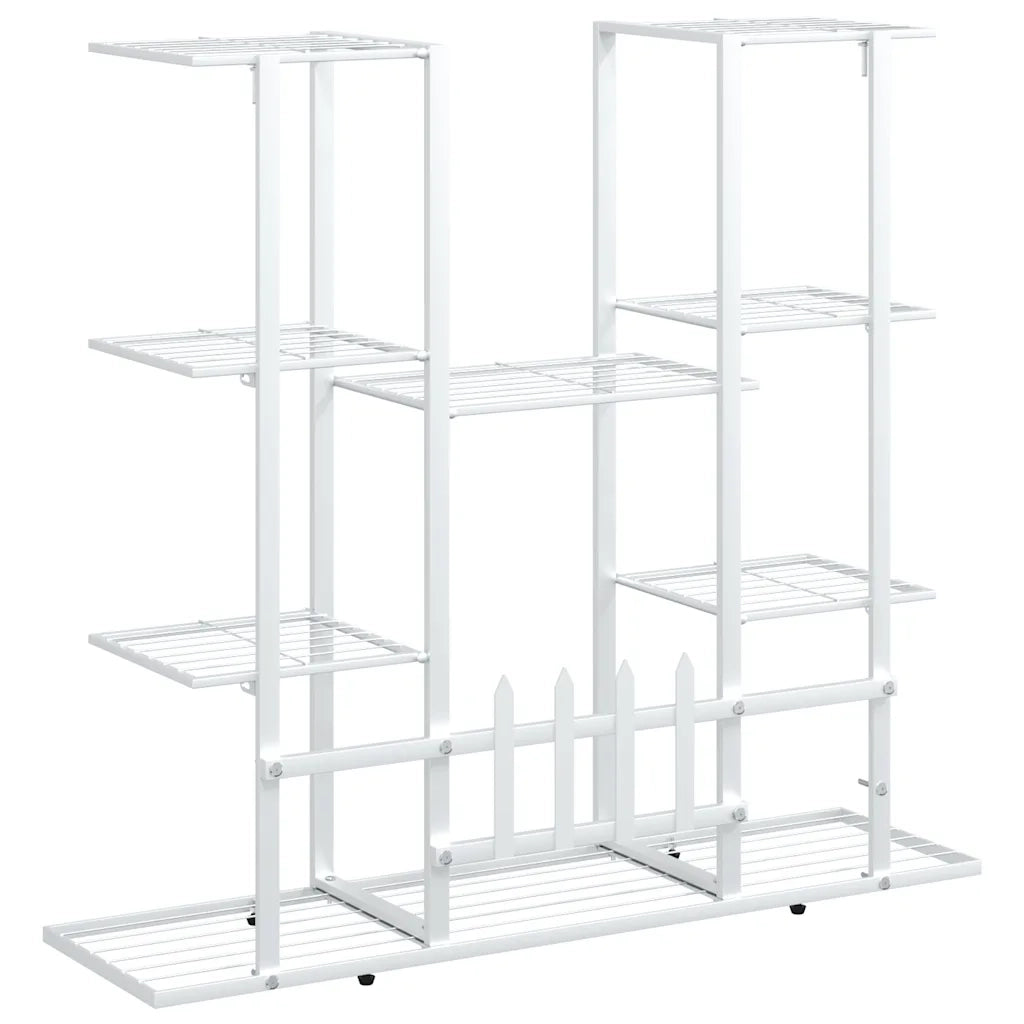 Portafiori 94,5x25x89 cm Ferro Bianco