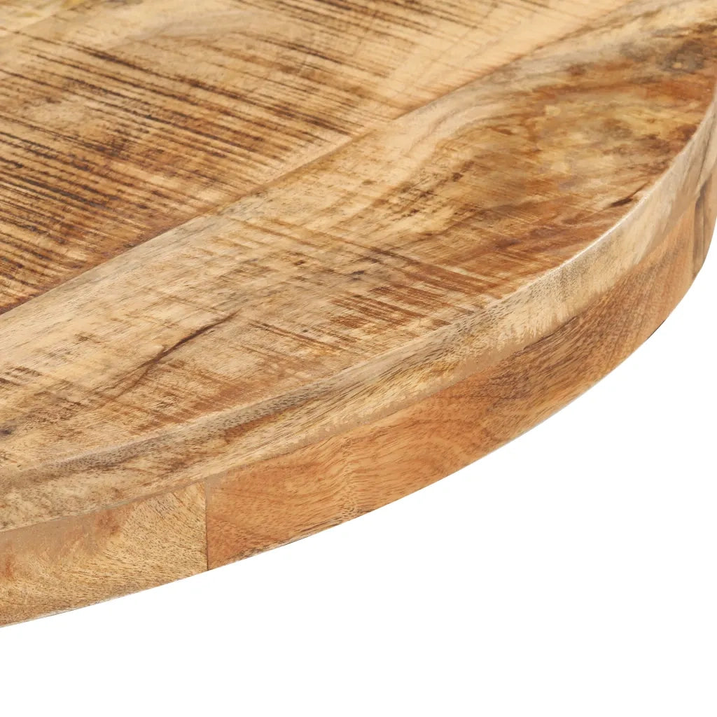 Tavolino da Bistrot Rotondo Ã˜70x75 cm in Legno di Mango Grezzo cod mxl 58872