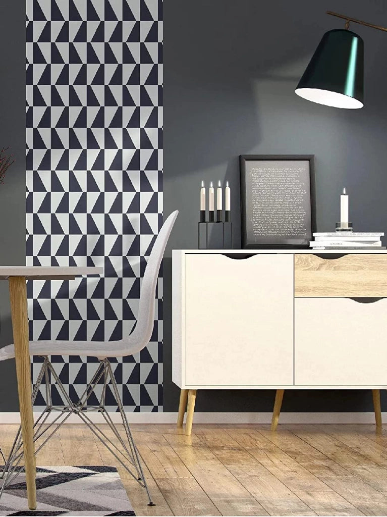 MOBILE CREDENZA CUCINA SOGGIORNO OSLO CM.99X39X82  BIANCO OPACO ROVERE
