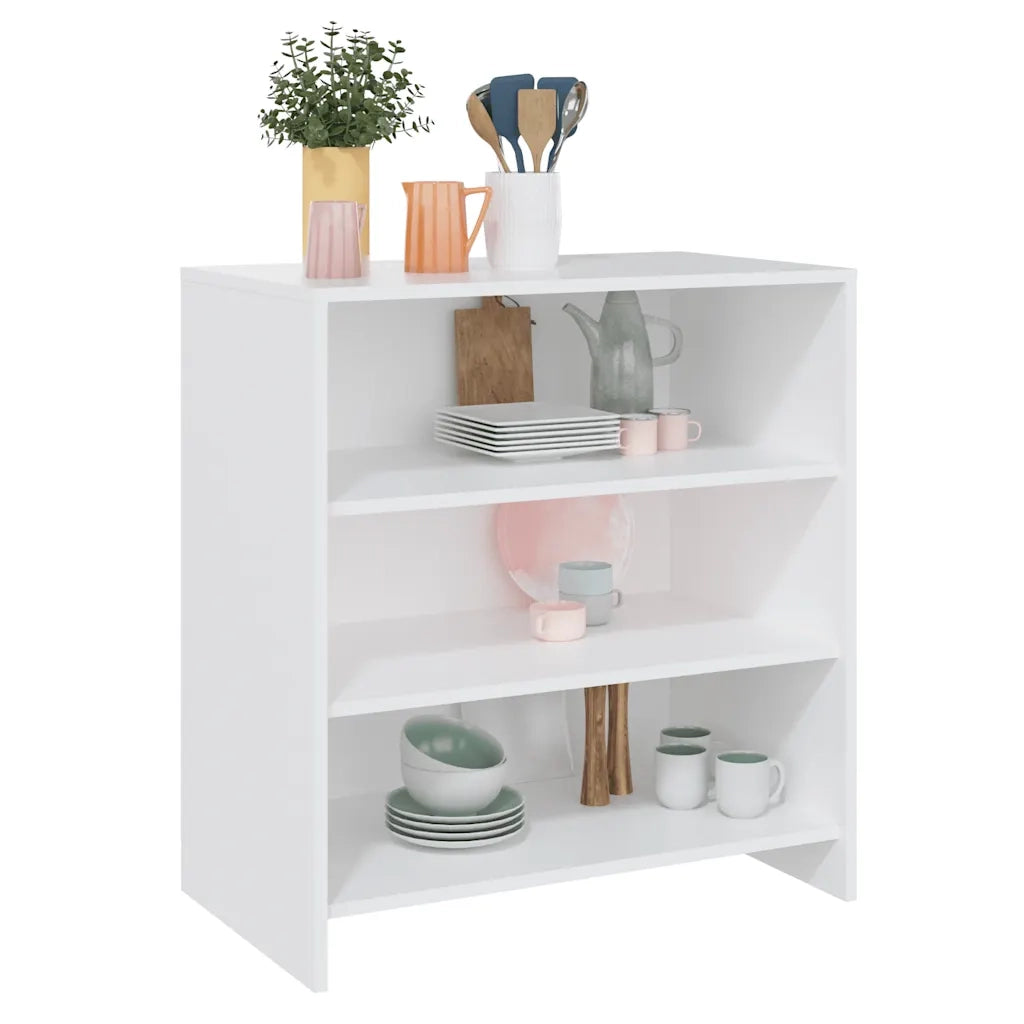 Credenza Bianca 70x40,5x75 cm in Truciolato cod mxl 8010