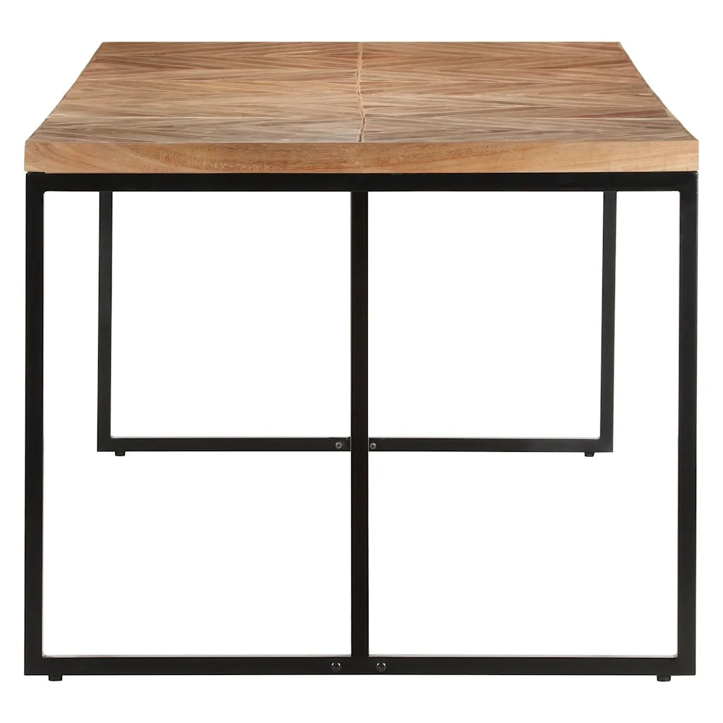 Tavolo da Pranzo | Tavolo da cucina 200x90x76 cm Legno Massello di Acacia e Mango