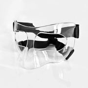 Maschera facciale sportiva, protegge il naso, è molto forte, shockresistente, trasparente e adatto per allenamenti di pallacanestro e calcio.