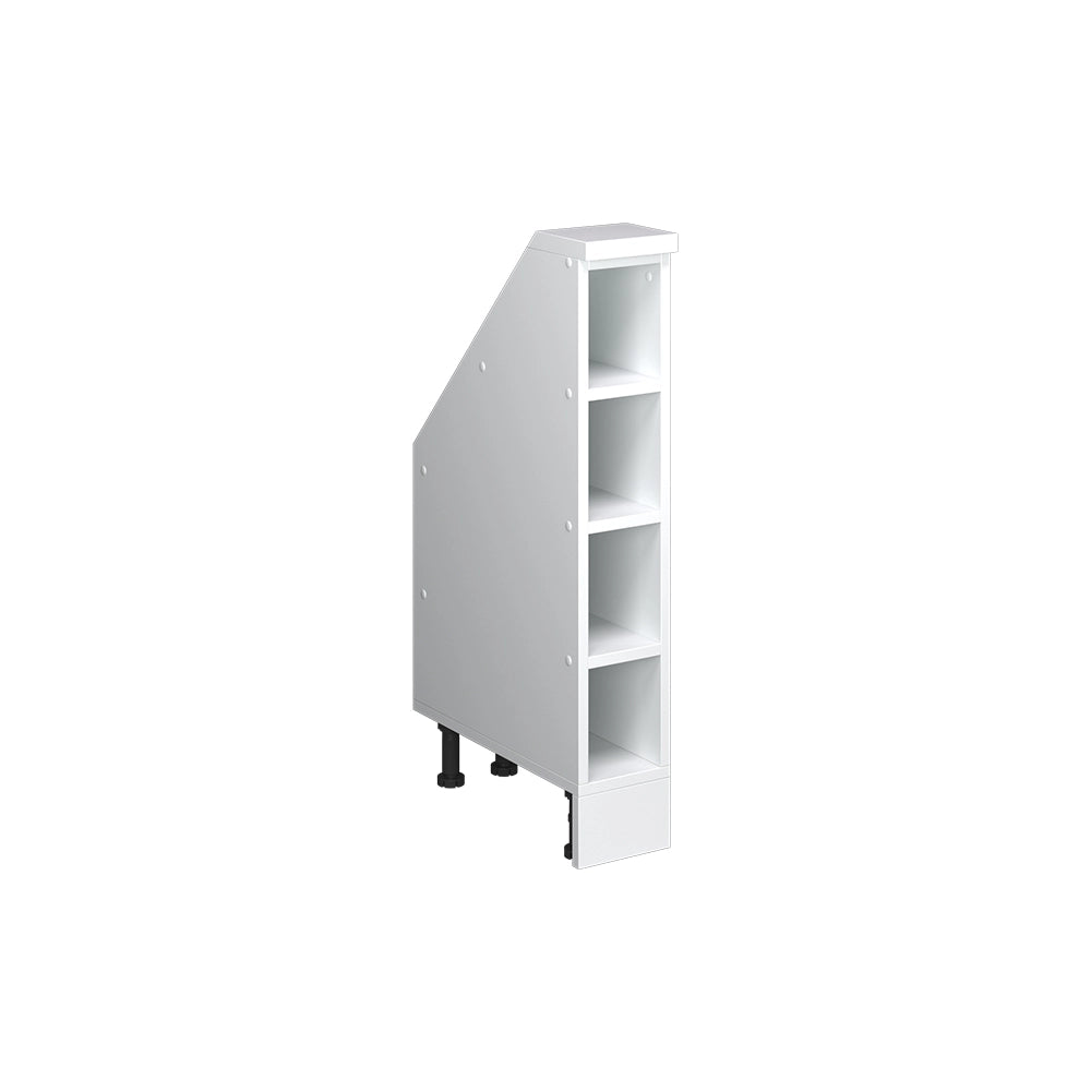 Mobile cucina sottotetto R-Line Bianco 15 cm con 4 scomparti Vicco