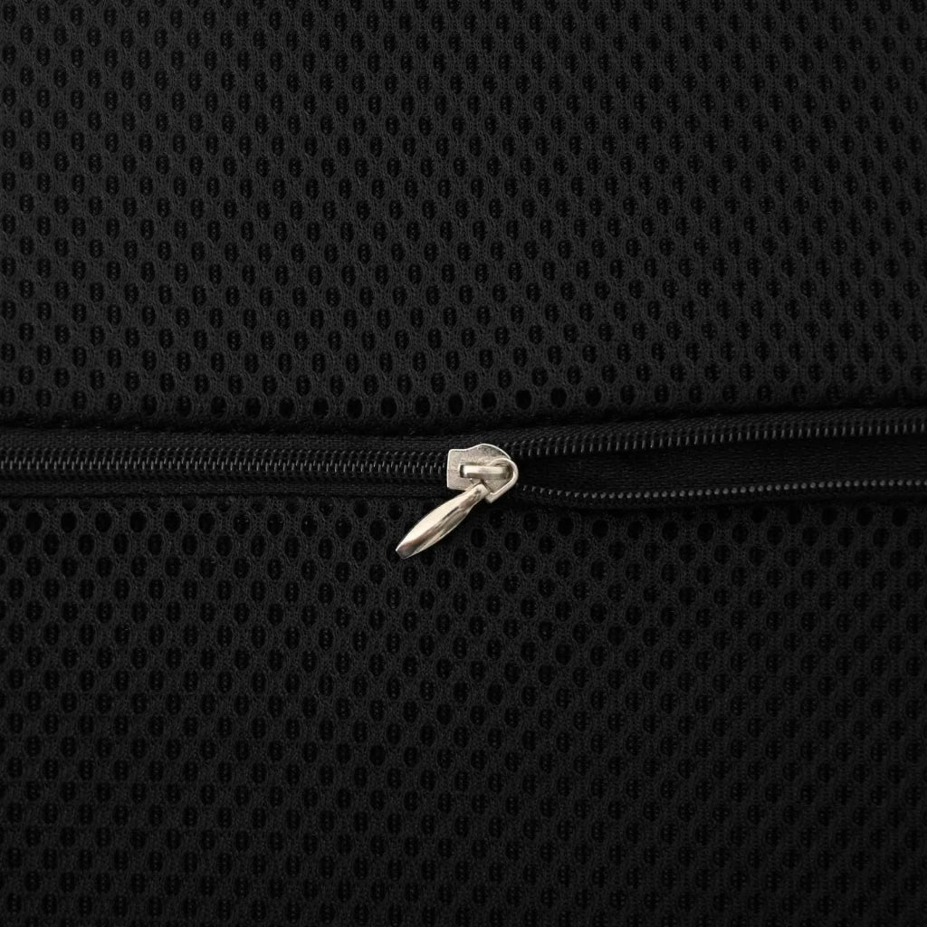 Cuscino lombare Nero Schiuma Memory 35,5 x 30 x 12 cm CFW1911104