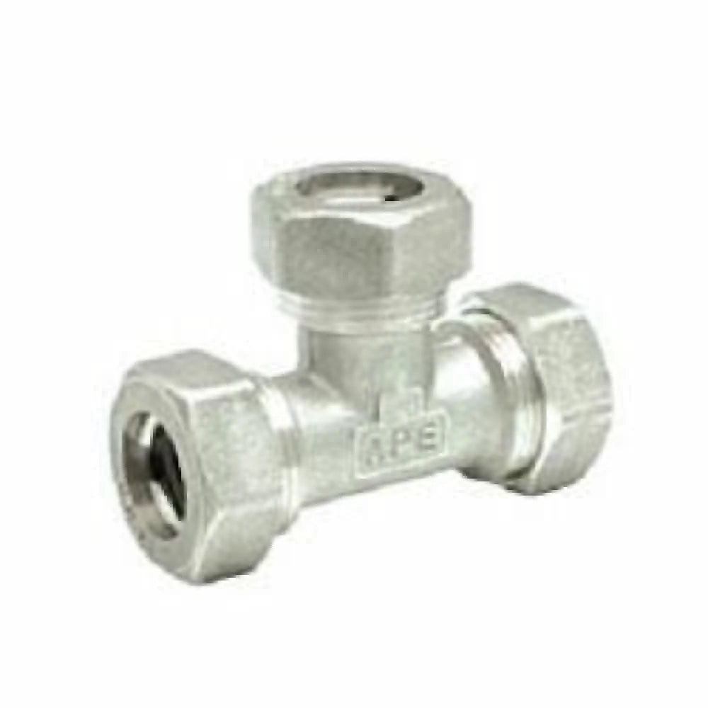 Tee intermedio in ottone con o r d.22 b07r5zmb6v
