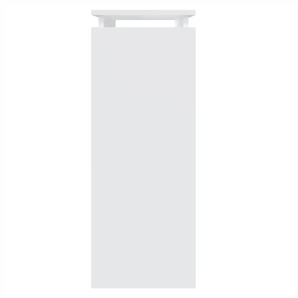 Tavolino Consolle Bianco 80x30x80 cm in Legno Multistrato 808314