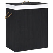 Cesto Portabiancheria in BambÃ¹ Nero 100 L cod mxl 51316