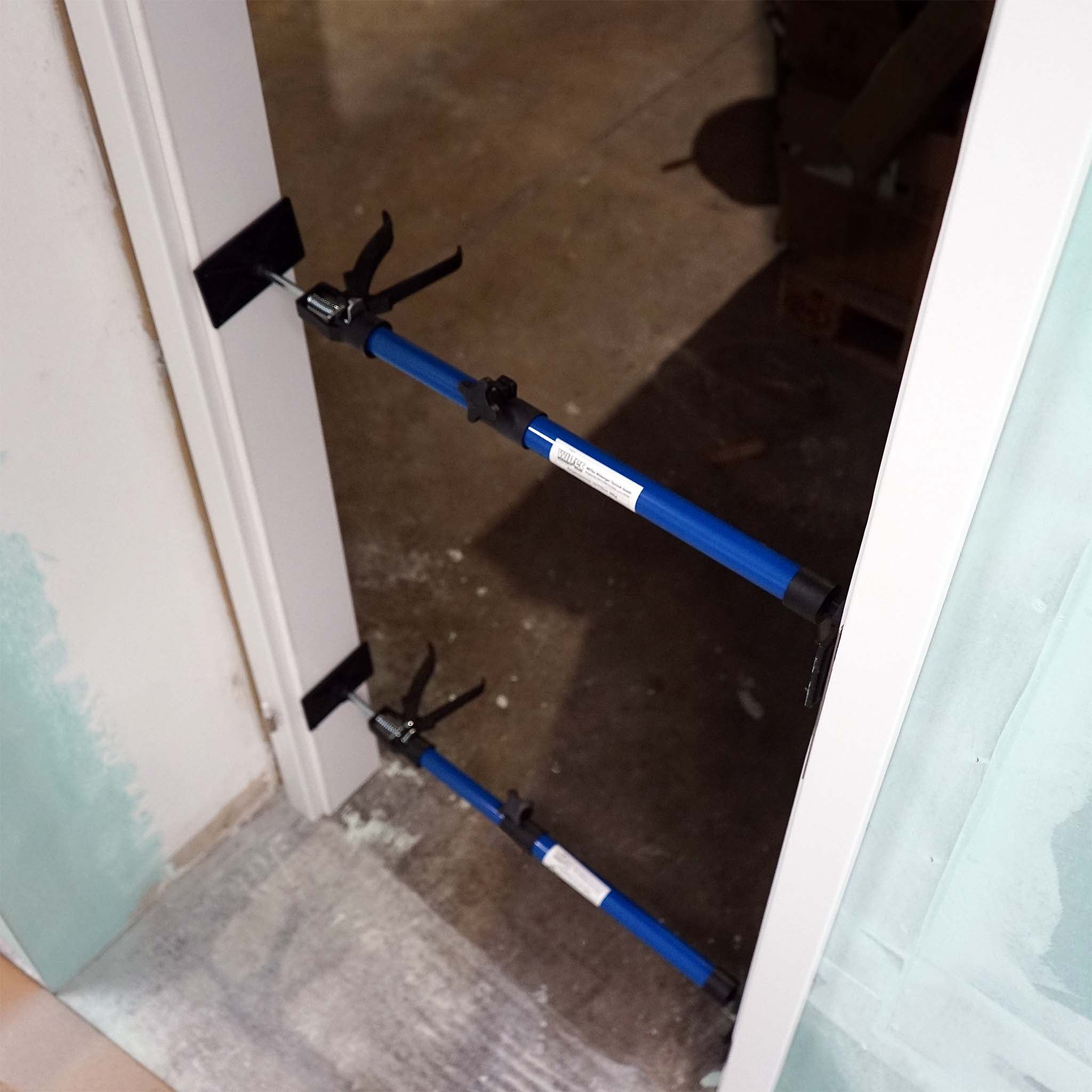 Set di 3 tenditori per controtelai Regolabili 51-115cm Max 30kg Piastre di pressione inclinabili