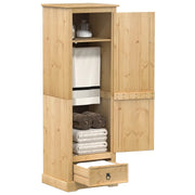 vidaXL Armadio Corona 55x50x170 cm in Legno Massello di Pino