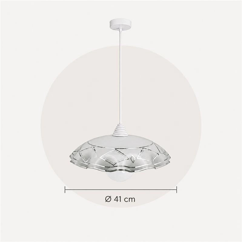 BRIGIDA LAMPADA SOSPENSIONE DA SOFFITTO E27 1 LUCE 42 CM