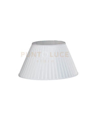 TC 4036 PARALUME DM.45CM BIANCO E ARRGENTO ATTACCO E27