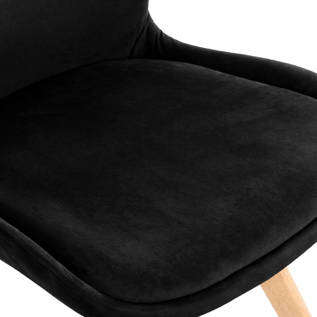 4er Set Stuhl Luna Samt