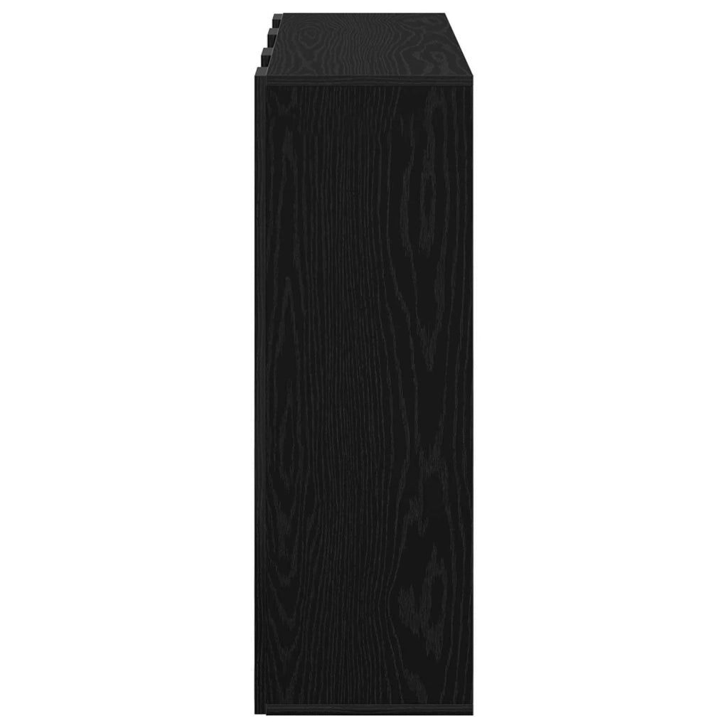Credenza | Madia | Buffet da pranzo | Armadio da pranzo con cassetto Rovere Nero 88,5 x 29 x 84,5 cm