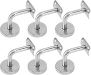 Manubrio di supporto - Supporto di angolo - Supporto rigido - Supporto per manubrio - Argento - Acciaio inossidabile - Adatto per uso domestico - Protezione anticorrosione