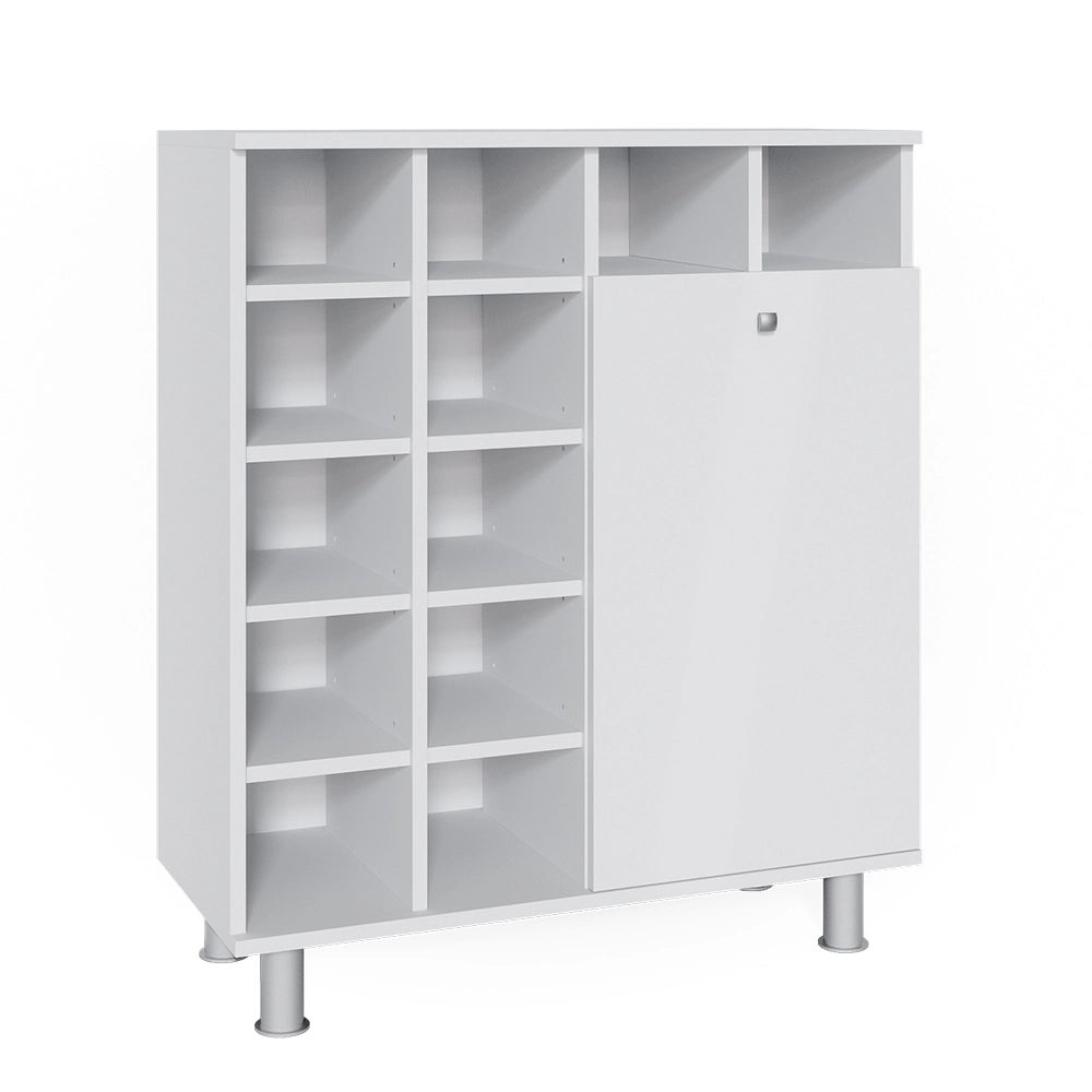 Armadietto da bagno con portabiancheria Fynn Bianco 78.4 x 91.6 cm Vicco
