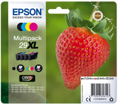 Epson Strawberry 29XL CMYK cartuccia d'inchiostro 1 pz Originale Resa elevata (XL) Nero, Ciano, Magenta, Giallo