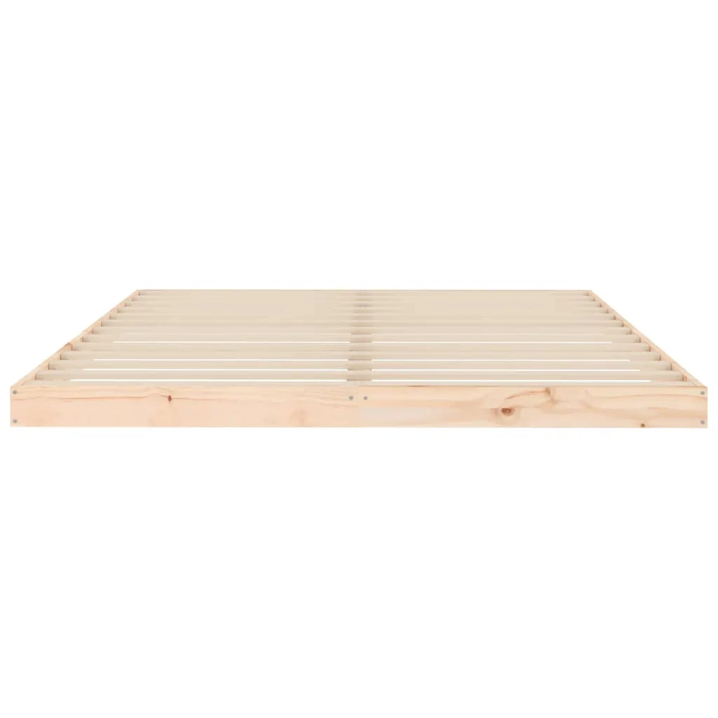Giroletto-Struttura Letto 150x200 cm King in Legno Massello di Pino