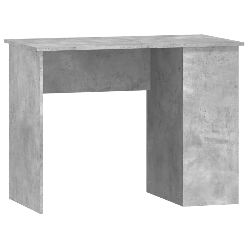 Scrivania tavolo postazione di lavoro mobile per computer studio 100 x 55 x 75 cm legno ingegnerizzato grigio 02_0023829