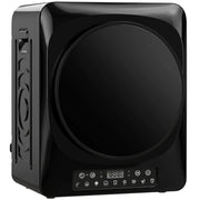 Asciugatrice compatta a ventilazione da 1000 W con modalit¨¤ extra dry ed ECO, timer e impostazioni di temperatura, nera