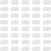 Set di 120 paia di chiusure a pressione 10 mm per abbigliamento DIY - Chiusure invisibili - Chiusure per cucire per camicie