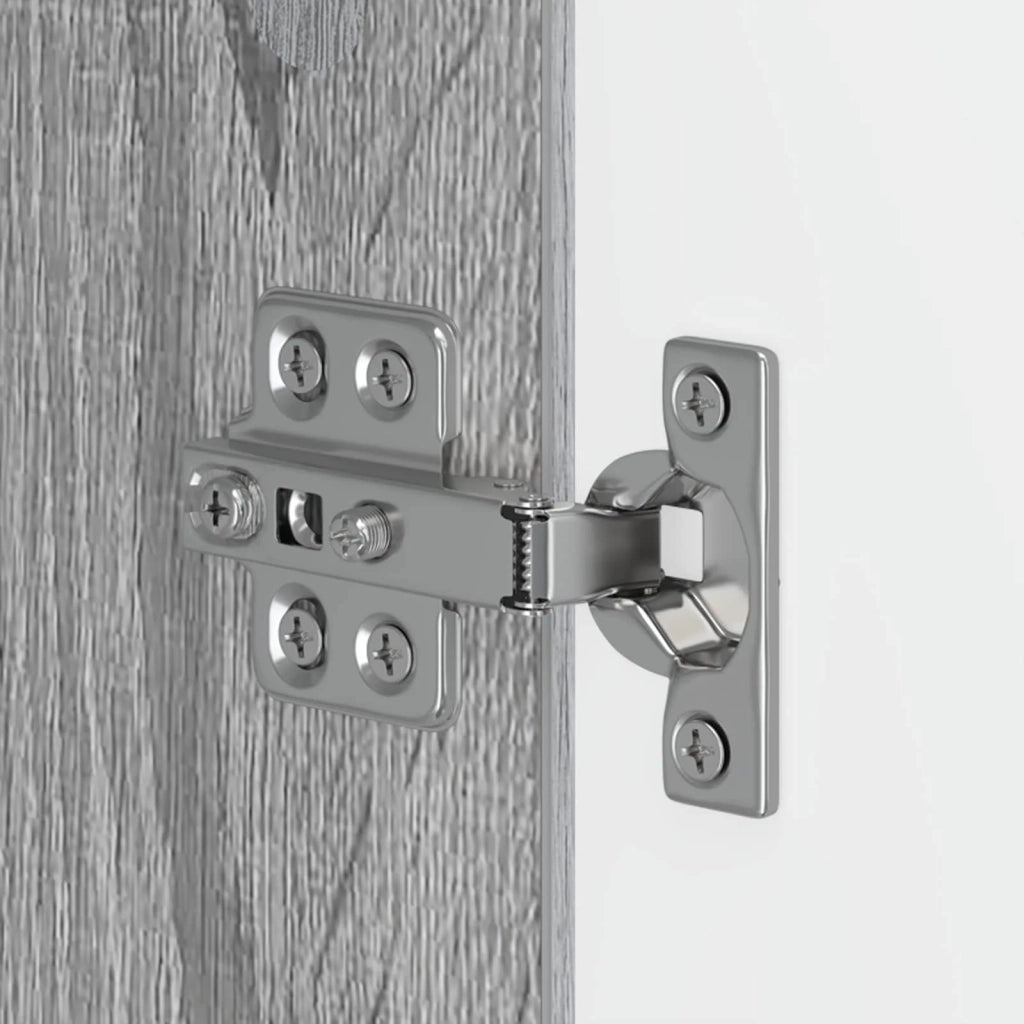 Mobiletto da Bagno EDE Sonoma grigio 59,5 x 31 x 80 cm 895961