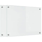 Schienale da cucina 2 pz Trasparente 70 x 50 cm CFW6621180