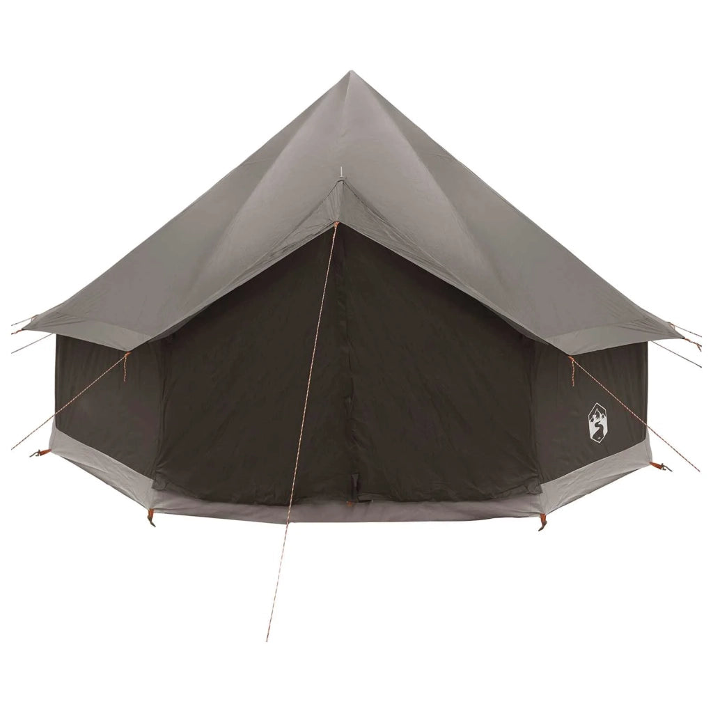 Tenda Tipi con tetto Marrone Grigio 300 x 300 x 200 cm 42029027