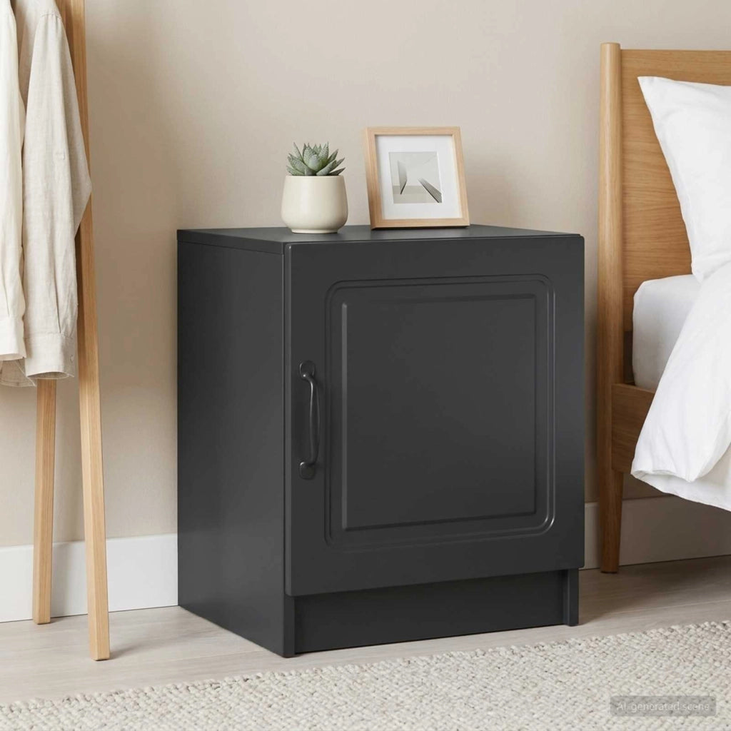Armadio da Notte 2 pz Nero 43 x 34,5 x 47 cm 895718