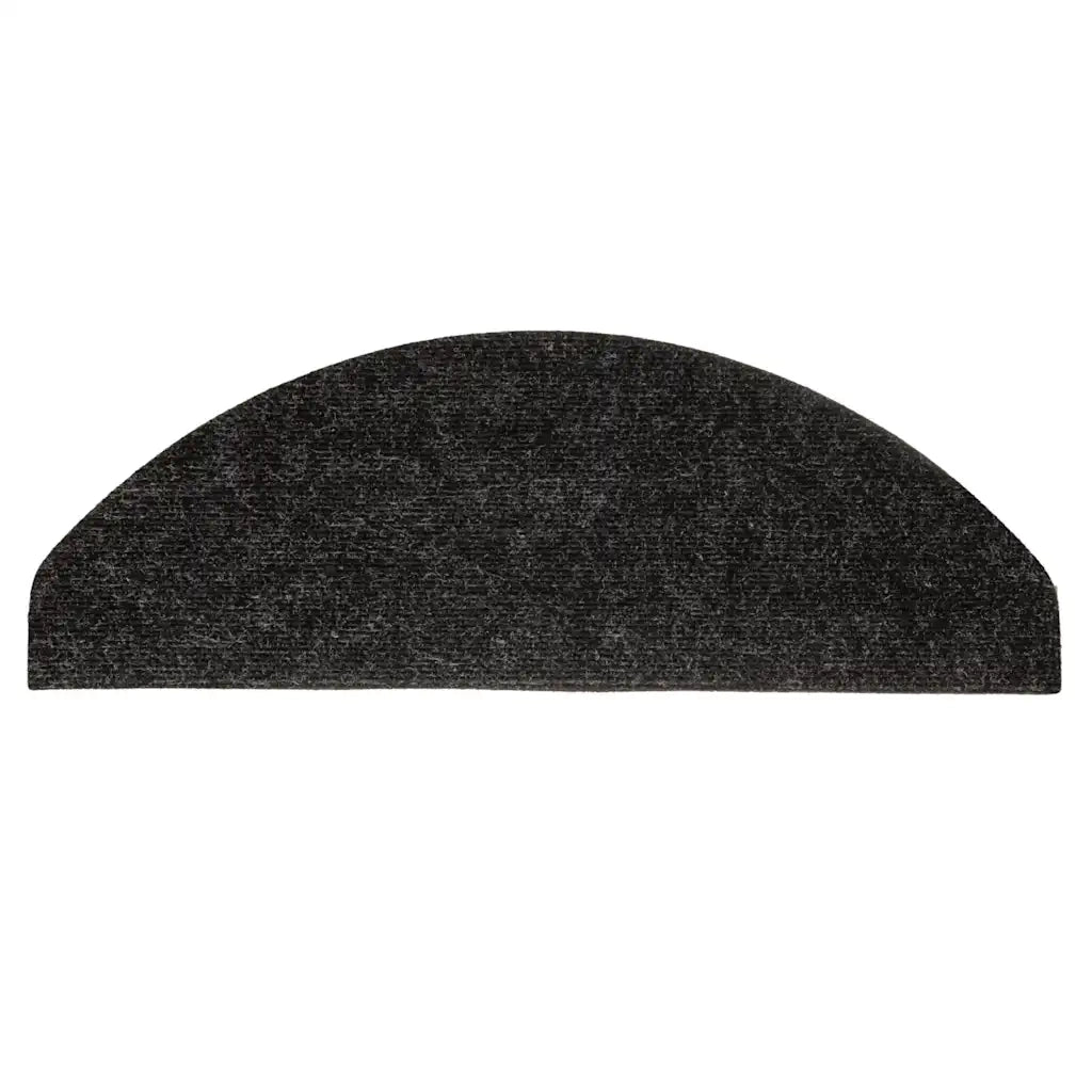Tappetini Autoadesivi per Scale 10pz Antracite 65x22,5x3,5 cm