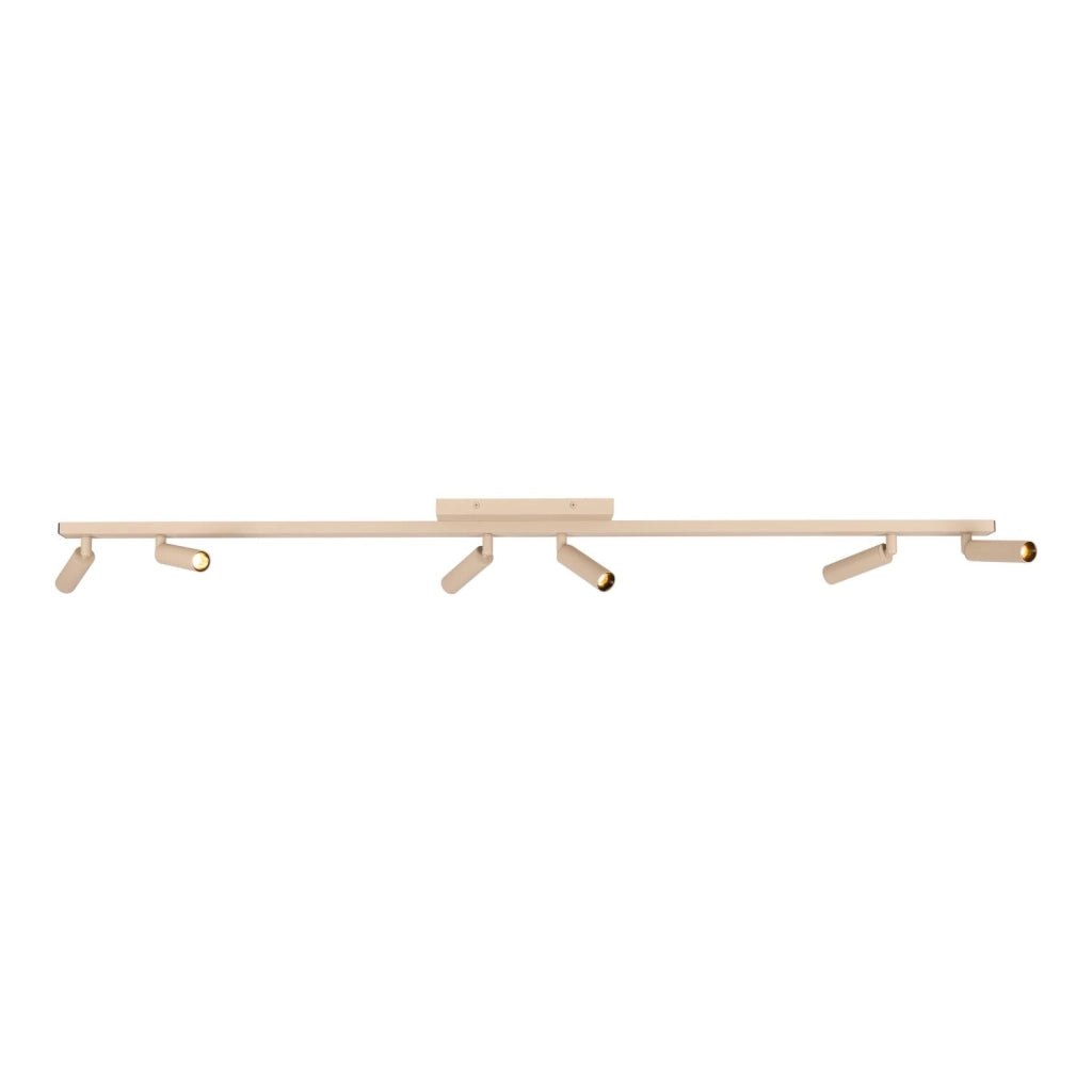 Plafoniera con faretti 6xG9 beige alluminio KEONI Lucide