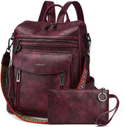 Borsa a Spalla e Portafoglio per Donna, Borsa a Mano in Pelle, Borsa da Viaggio di Design, Tasca a Spalla Regolabile, 31,75 x 12,7 x 33 cm