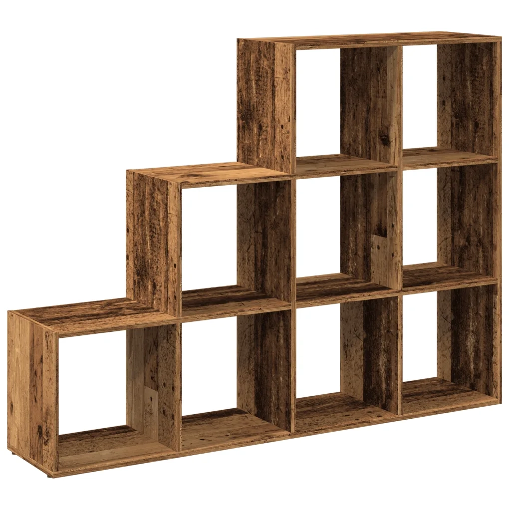 Libreria a 3 Ripiani Legno Vecchio 137,5x29x103,5 cm Truciolato 857983