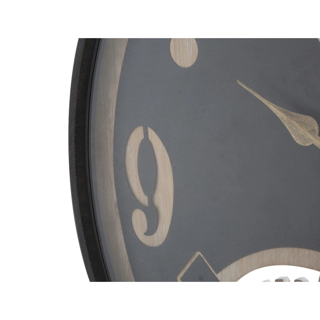 Orologio da Parete VKH271, Grigio, Metallo, 67x6,5x67 cm