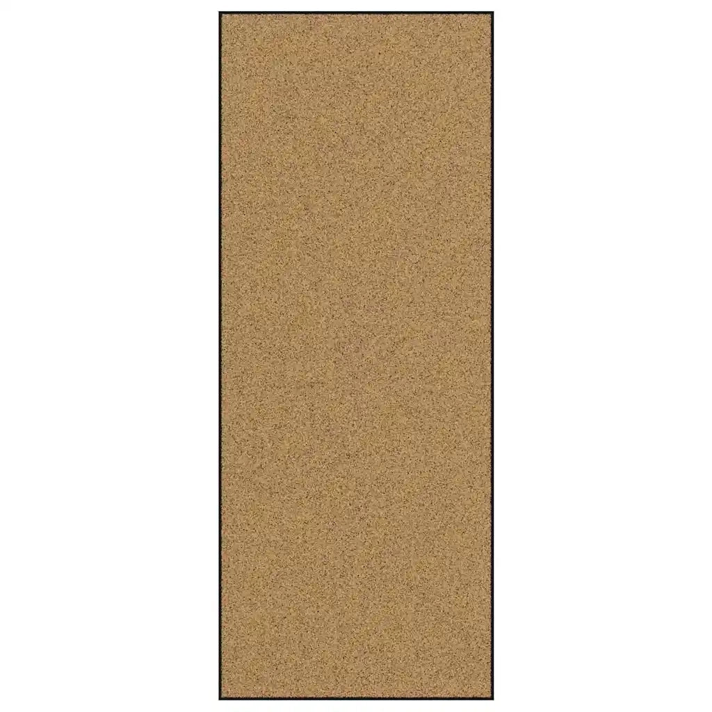 Tappetino Altro Crema e Nero 120 x 300 cm Poliammide e PVC 4100754