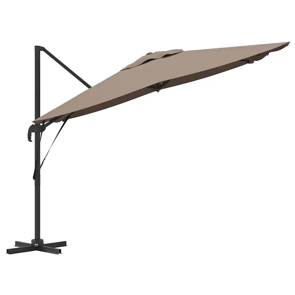 Parasole Roma-Ombrellone da giardino Talpa 286 x 284 x 265 cm Alluminio e Poliestere