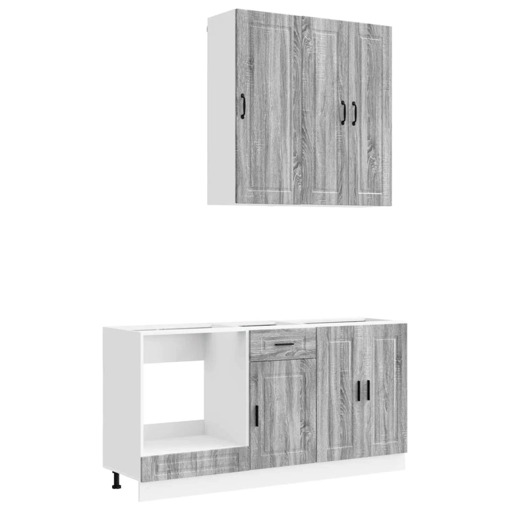Unità Cucina PORTO 5 pcs Sonoma grigio Legno ingegnerizzato 3438291