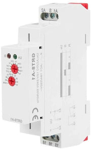 Ritardatore di accensione 12V-240V a rail DIN GRT8-A1 Mini Potenza Tempo di ritardo.