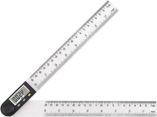 Livello elettronico digitale 8 pollici/200mm con funzione Data Hold e reset Zeroing - Livello spirituale elettromagnetico - Linea di angolo - Schermo LCD - Linea di ricerca angolare