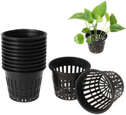 Set di contenitori per piante in hydrocultura - Materiale duraturo e resistente - Nero - 10 pezzi