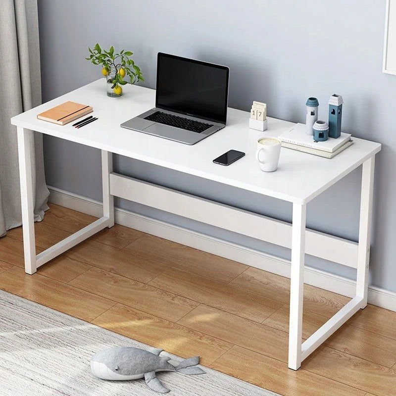 Scrivania per Computer Bianca 80x37x73 cm Compatta e Funzionale